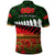 New Zealand Maori ANZAC Polo Shirt Poppy Vibes Green LT8 - Polynesian Pride