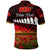 Custom New Zealand Maori ANZAC Polo Shirt Poppy Vibes Red LT8 - Polynesian Pride