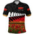 Custom New Zealand Maori ANZAC Polo Shirt Poppy Vibes Black LT8 Black - Polynesian Pride