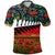 Custom New Zealand Maori ANZAC Polo Shirt Poppy Vibes Paua Shell LT8 Green - Polynesian Pride