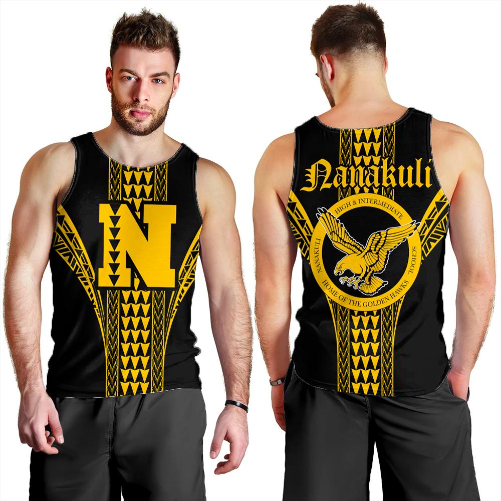 Hawaii Men's Tank Top - Nanakuli High Tank Top AH Black - Polynesian Pride