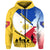 Custom Philippines Hoodie Celebrating Heroes Day LT9 Zip Hoodie Yellow - Polynesian Pride