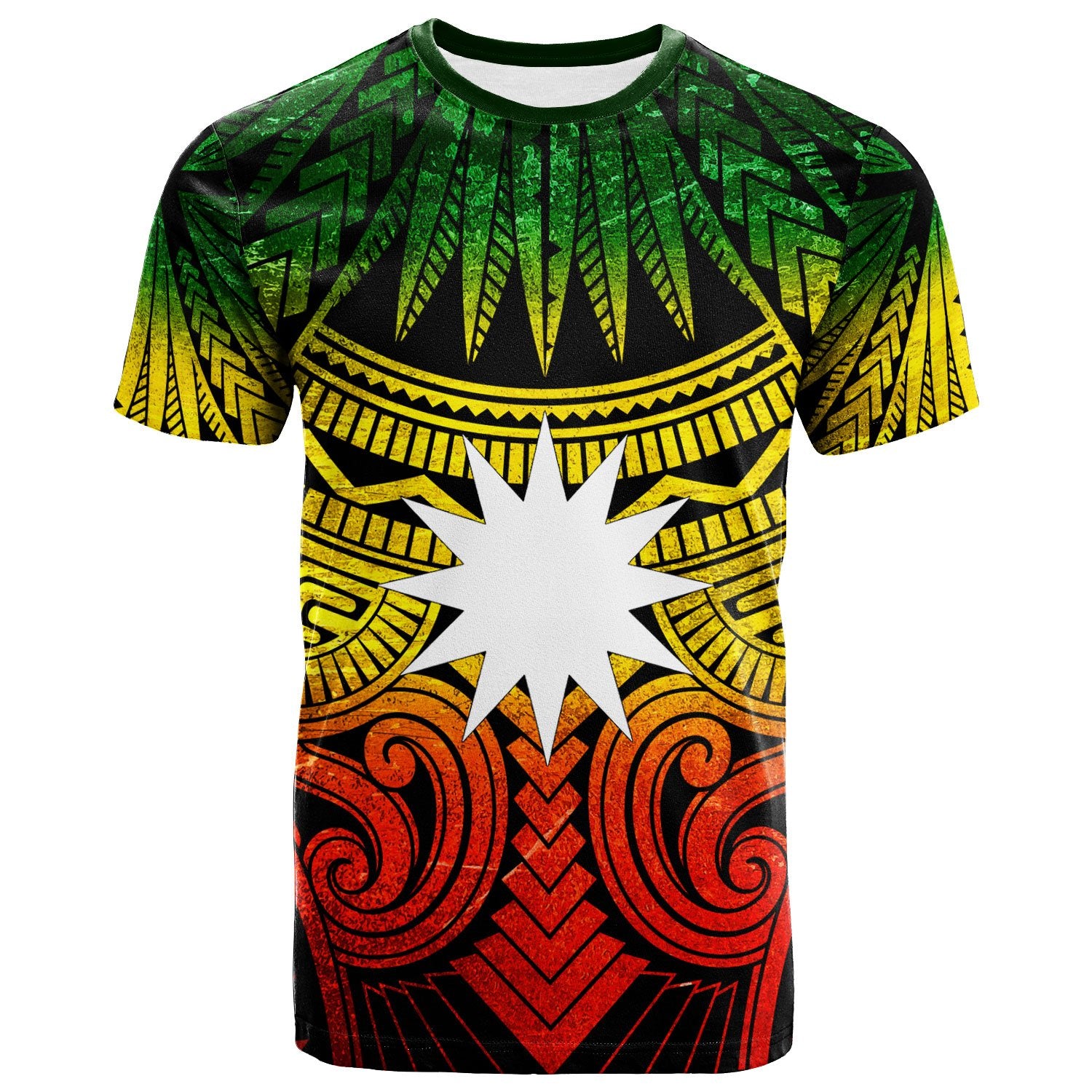 Nauru T Shirt Reggae Classic Vignette Style Unisex Art - Polynesian Pride