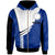 Nauru Zip Hoodie Athletes Style Unisex Blue - Polynesian Pride