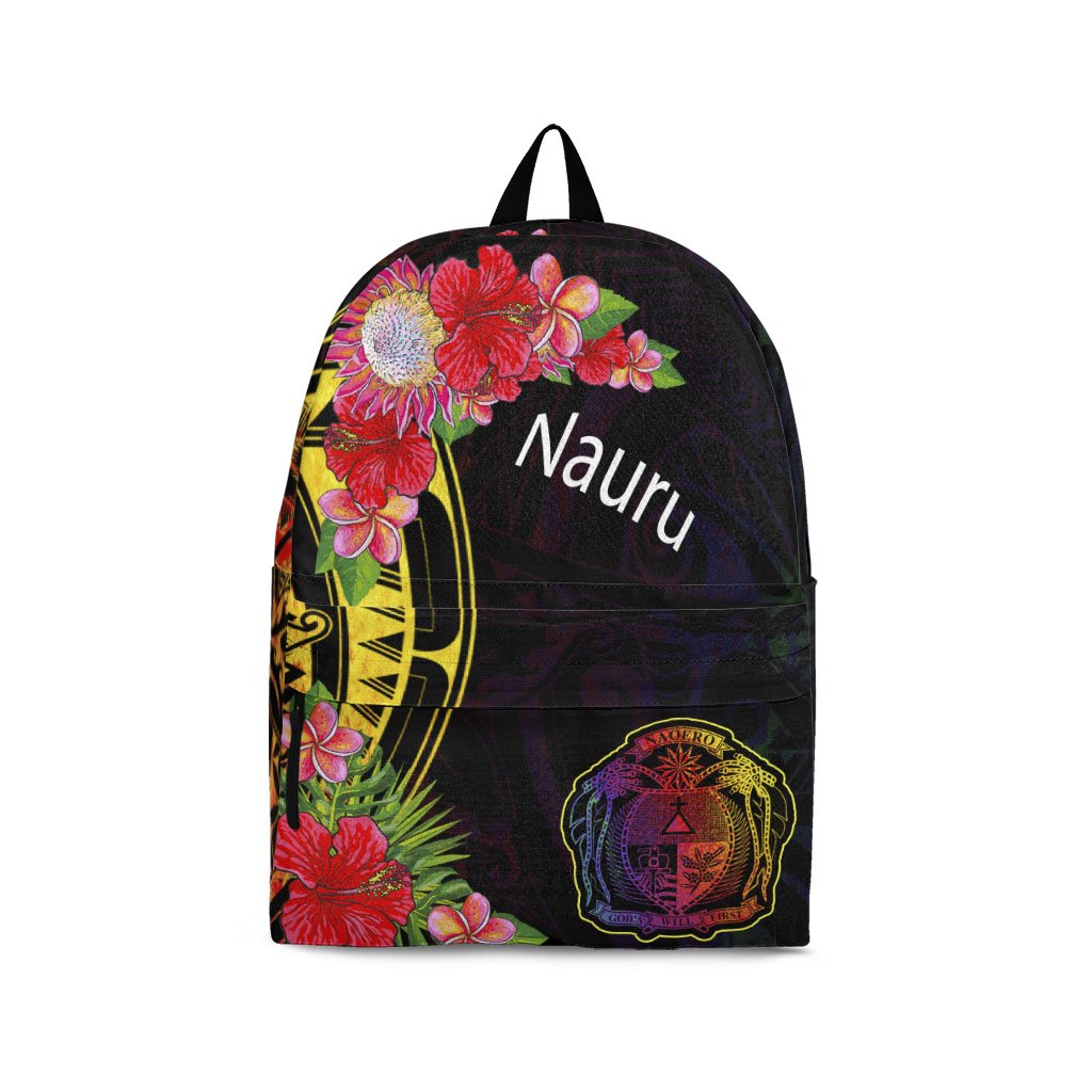 Nauru Backpack - Tropical Hippie Style Black - Polynesian Pride