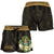 Nauru Women's Shorts - Polynesian Gold Patterns Collection - Polynesian Pride