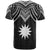 Nauru T Shirt Polynesian Armor Style Black - Polynesian Pride