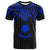 Nauru T Shirt Polynesian Armor Style Blue Unisex Blue - Polynesian Pride