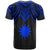 Nauru T Shirt Polynesian Armor Style Blue - Polynesian Pride