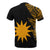 Nauru T Shirt Micronesian Pattern Gold Flash Style - Polynesian Pride