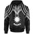 Nauru Hoodie Polynesian Armor Style Black Unisex Black - Polynesian Pride