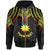 Nauru Custom Zip up Hoodie Polynesian Armor Style Reagge Unisex Reagge - Polynesian Pride