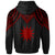 Nauru Hoodie Polynesian Armor Style Red - Polynesian Pride