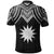 Nauru Polo Shirt Polynesian Armor Style Black - Polynesian Pride