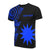 Nauru Custom T Shirt Micronesian Pattern Blue Style Unisex Blue - Polynesian Pride