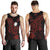 Nauru Custom Personalised Men's Tank Top - Red Turtle - Polynesian Pride