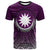 Nauru T Shirt Circle Pattern Purple Unisex Purple - Polynesian Pride