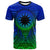 Nauru T Shirt Circle Pattern Blue Unisex Blue - Polynesian Pride