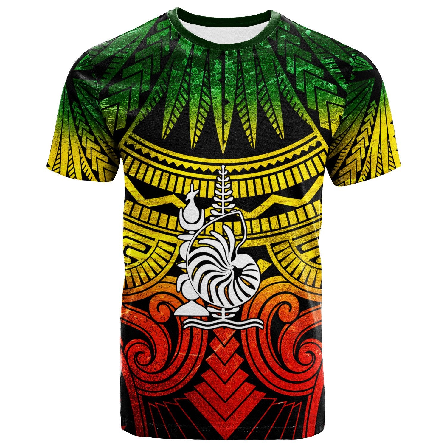 New Caledonia T Shirt Reggae Classic Vignette Style Unisex Art - Polynesian Pride