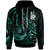 New Caledonia Hoodie The Flow of The Ocean Unisex Green - Polynesian Pride