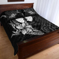 New Caledonia Quilt Bed Set - Fish With Plumeria Flowers Style - Polynesian Pride