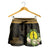 New Caledonia Women's Shorts - Polynesian Gold Patterns Collection - Polynesian Pride