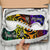 New Caledonia Custom Personalised Sneakers - Rainbow Polynesian Pattern - Polynesian Pride