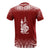 New Caledonia All Over T Shirt Fog Red - Polynesian Pride