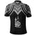 New Caledonia Polo Shirt Polynesian Armor Style Black - Polynesian Pride