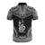 New Caledonia Polo Shirt Kanaky Coat Of Arms Polynesian Chief Tattoo Black Version - Polynesian Pride