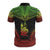 New Caledonia Polo Shirt Kanaky Coat Of Arms Polynesian Chief Tattoo Reggae Version - Polynesian Pride