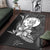 Niue Area Rug - Fish With Plumeria Flowers Style - Polynesian Pride