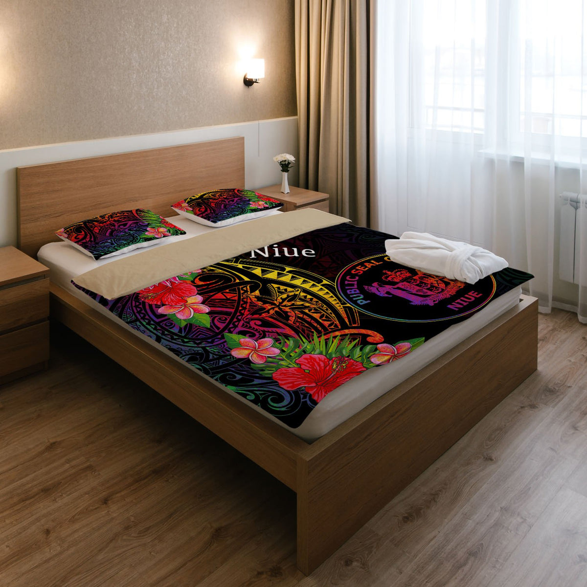 Niue Bedding Set - Tropical Hippie Style - Polynesian Pride