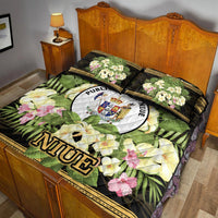 Niue Quilt Bed Set - Polynesian Gold Patterns Collection - Polynesian Pride