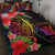 Niue Quilt Bed Set - Tropical Hippie Style Black - Polynesian Pride