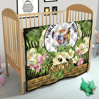 Niue Premium Quilt - Polynesian Gold Patterns Collection - Polynesian Pride