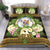 Niue Bedding Set - Polynesian Gold Patterns Collection Black - Polynesian Pride