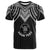 Niue Custom T Shirt Polynesian Armor Style Black Unisex Black - Polynesian Pride