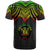 Niue Custom T Shirt Polynesian Armor Style Reggae - Polynesian Pride