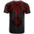 Niue T Shirt Polynesian Armor Style Red - Polynesian Pride