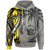 Niue Zip up Hoodie Classical Coconut Tree Unisex Gray - Polynesian Pride