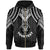 Niue Custom Zip up Hoodie Polynesian Armor Style Black Unisex Black - Polynesian Pride