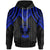 Niue Hoodie Polynesian Armor Style Blue Unisex Blue - Polynesian Pride