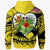 Niue Zip up Hoodie The Love of Blue Crowned Lory - Polynesian Pride