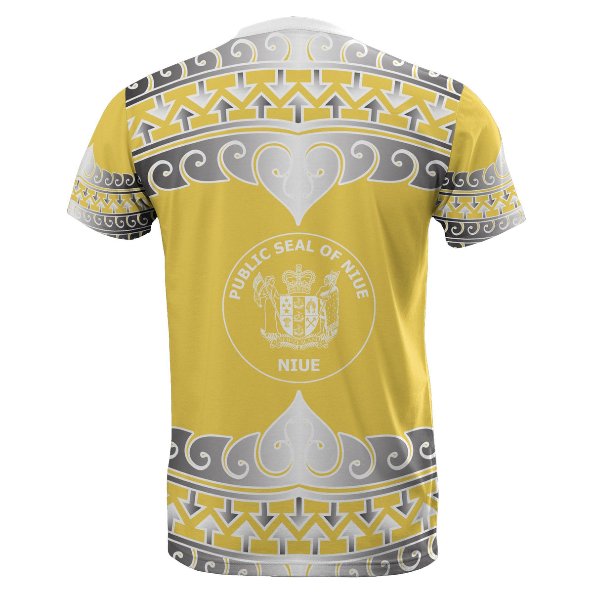 Niue All Over T Shirt Niue Wave Style - Polynesian Pride