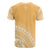 Niue All Over T Shirt Niue Seal Polynesian Tribal Gold Version - Polynesian Pride