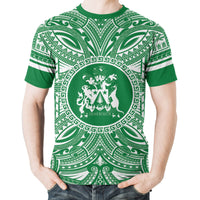 Norfolk Island All T Shirt Norfolk Island Coat Of Arms Polynesian Flag Color - Polynesian Pride