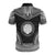 Northern Mariana Island Custom Polo Shirt Northern Mariana Island Seal Polynesian Chief Tattoo Black Version - Polynesian Pride