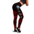 Northern Mariana Islands Polynesian Leggings - Polynesian Tattoo Red Version Red - Polynesian Pride