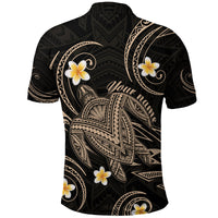 Custom Hawaii Polo Shirt Hawaiian Turtle Plumeria Mixed Polynesian Nude Style LT9 - Polynesian Pride
